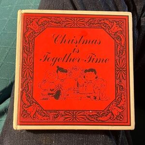 NEW Rare Vintage Snoopy Christmas Is Together-Time Hardcover Gift Book